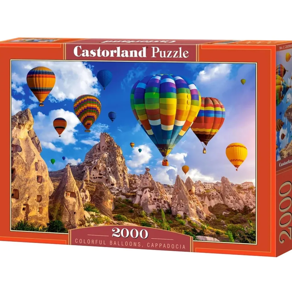 Puzzle 2000 pièces : Ballons colorés, Cappadoce - Castorland