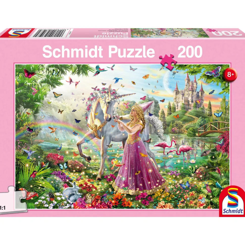 Puzzle 200 pièces : Belle fée dans la forêt magique - Schmidt