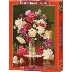 Puzzle 500 pièces : Belles Phéonies - Castorland