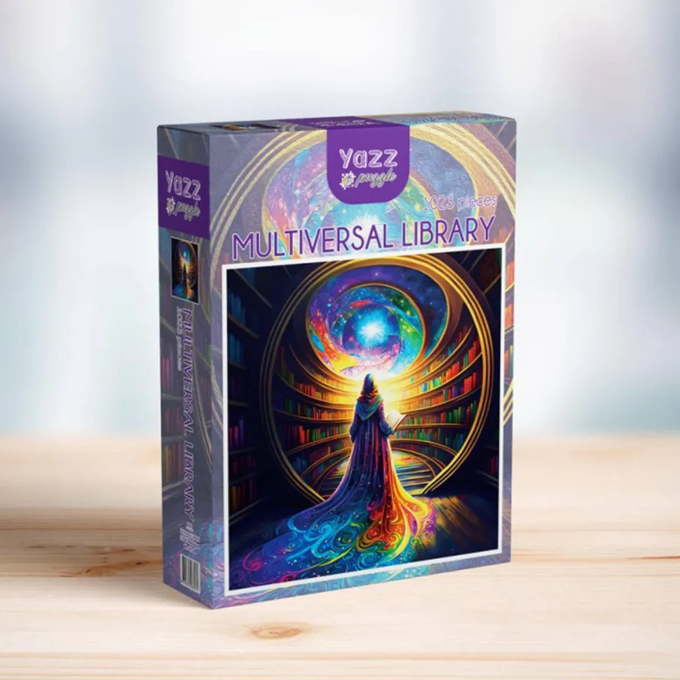 Puzzle 1023 pièces : Bibliothèque multiverselle - Yazz puzzle