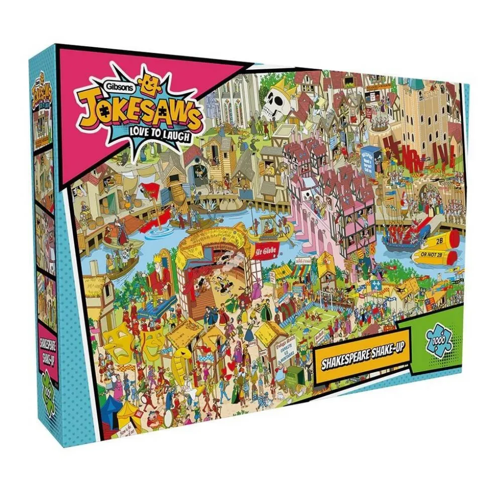 Puzzle 1000 pièces : Blagues - Shakespeare et ses bouleversements - Gibsons
