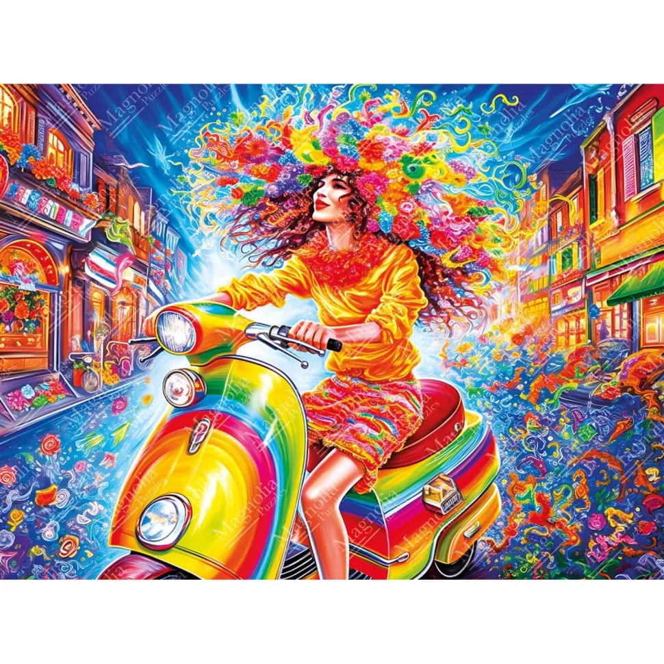 Puzzle 1023 pièces : Blossoming Freedom - Édition Spéciale Elif Hurdogan - Magnolia