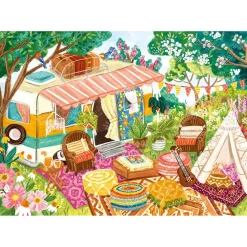Puzzle 1000 pièces : Boho Camper - Édition Spéciale Olivia Gibbs - Magnolia