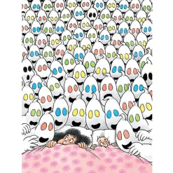 Puzzle 500 pièces : Bonne Nuit - Jan Van Haasteren - Diset