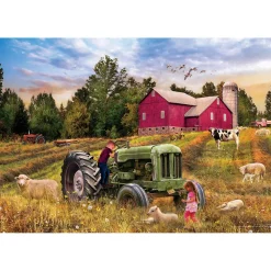 Puzzle 550 pièces : Boîte métal : Tracteur - Eurographics