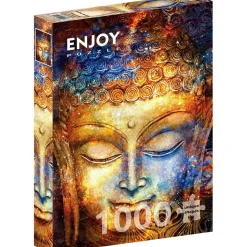 Puzzle 1000 Pièces : Bouddha souriant - EnjoyPuzzle
