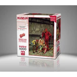 Puzzle 1000 pièces : Bouffons jouant au Cochonnet - Ks Games