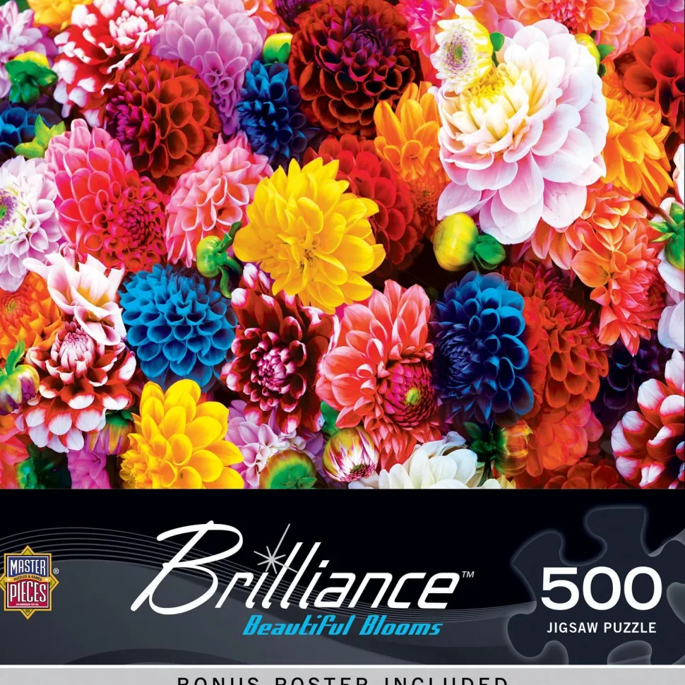 Puzzle 550 pièces : Brilliance - Belles Fleurs - Master Pieces