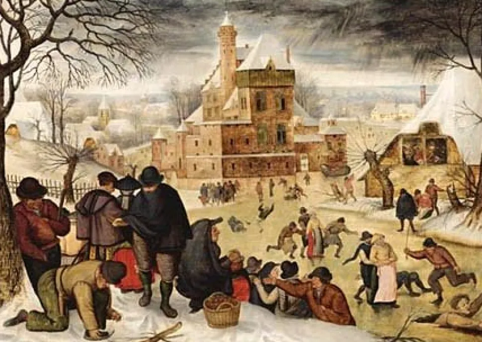 Puzzle 1000 pièces - Brueghel : L'hiver - DToys