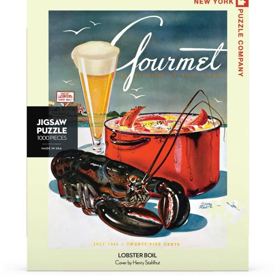 Puzzle 1000 pièces : ébullition de homard - New York Puzzle Company