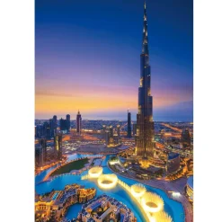 Puzzle 1000 pièces : Burj Khalifa, Émirats Arabes Unis - Educa