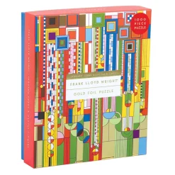 Puzzle 1000 pièces : Cactus et formes Frank Lloyd Wright Saguaro - Galison