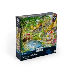 Puzzle 1000 pièces : Café du matin - The House Of Puzzle