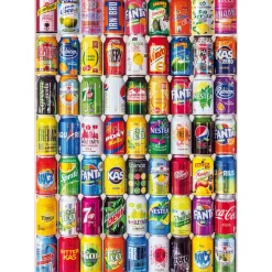 Puzzle 500 pièces : Canettes de soda - Educa
