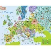 Puzzle 150 pièces : Carte d'Europe - Nathan