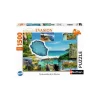 Puzzle 1500 pièces : Carte postale de La Réunion - Nathan