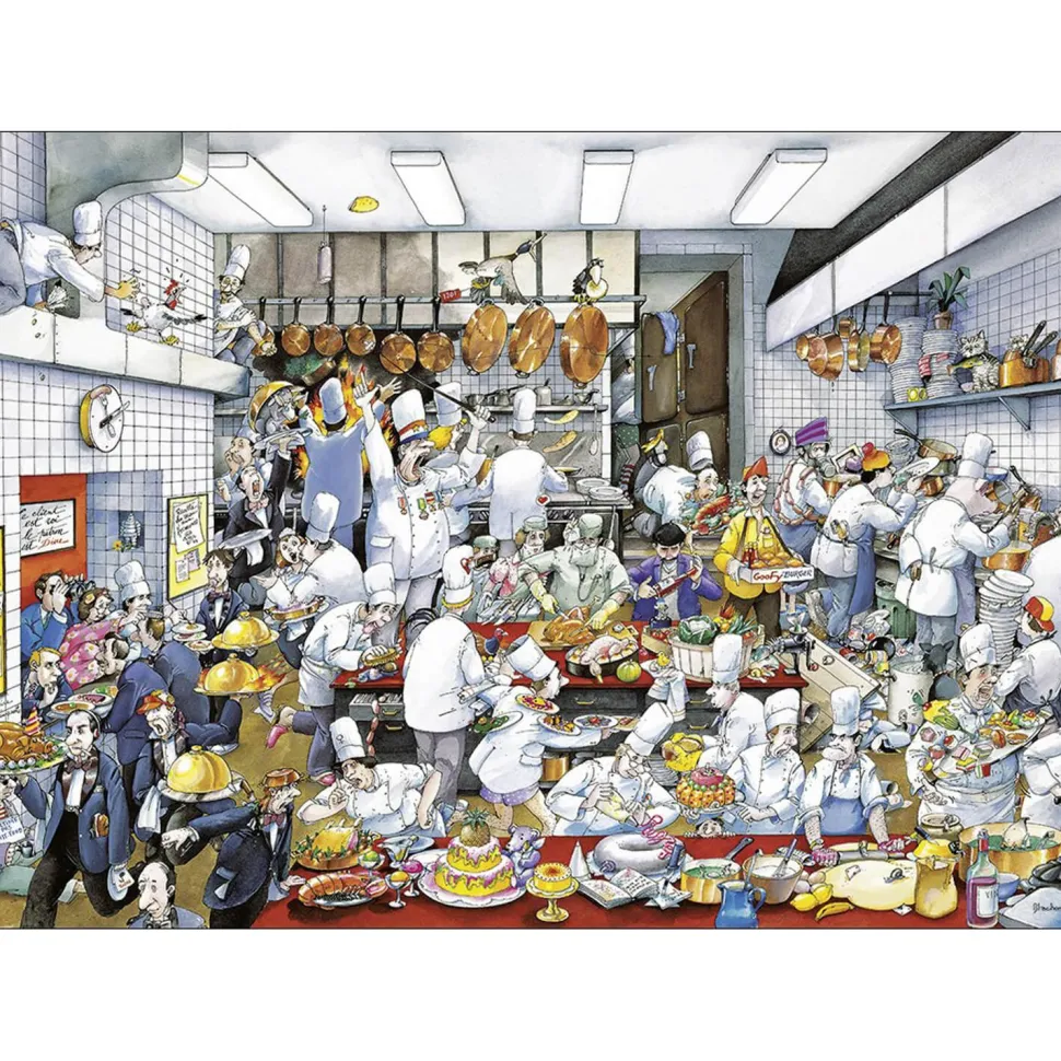 Puzzle 1000 pièces : Cartoon Classics : Cuisiniers créatifs - Heye