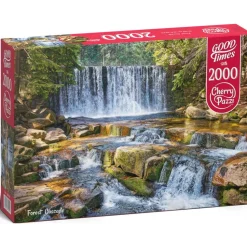 Puzzle 2000 pièces : Cascade forestière - CherryPazzi