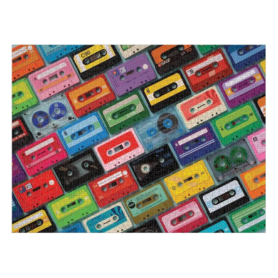 Puzzle 1000 pièces : Cassettes - Galison