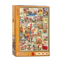 Puzzle 1000 pièces : Catalogue de graines de fleurs - Eurographics