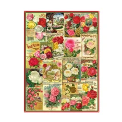 Puzzle 1000 pièces : Catalogues de graines de roses - Eurographics