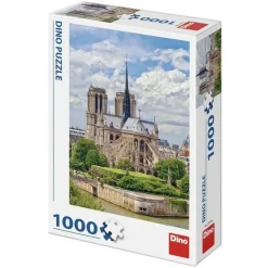 Puzzle 1000 pièces : Cathédrale Notre-Dame de Paris - Dino