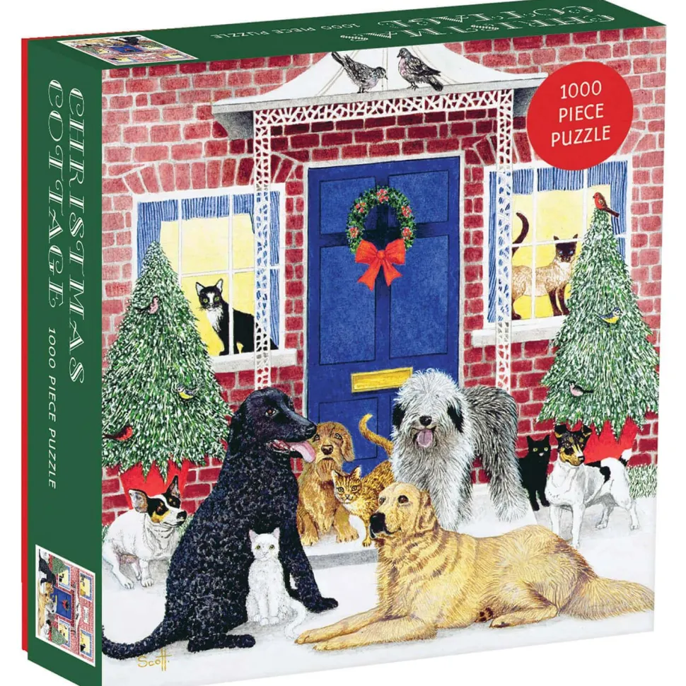 Puzzle 1000 pièces : Chalet de Noël - Galison