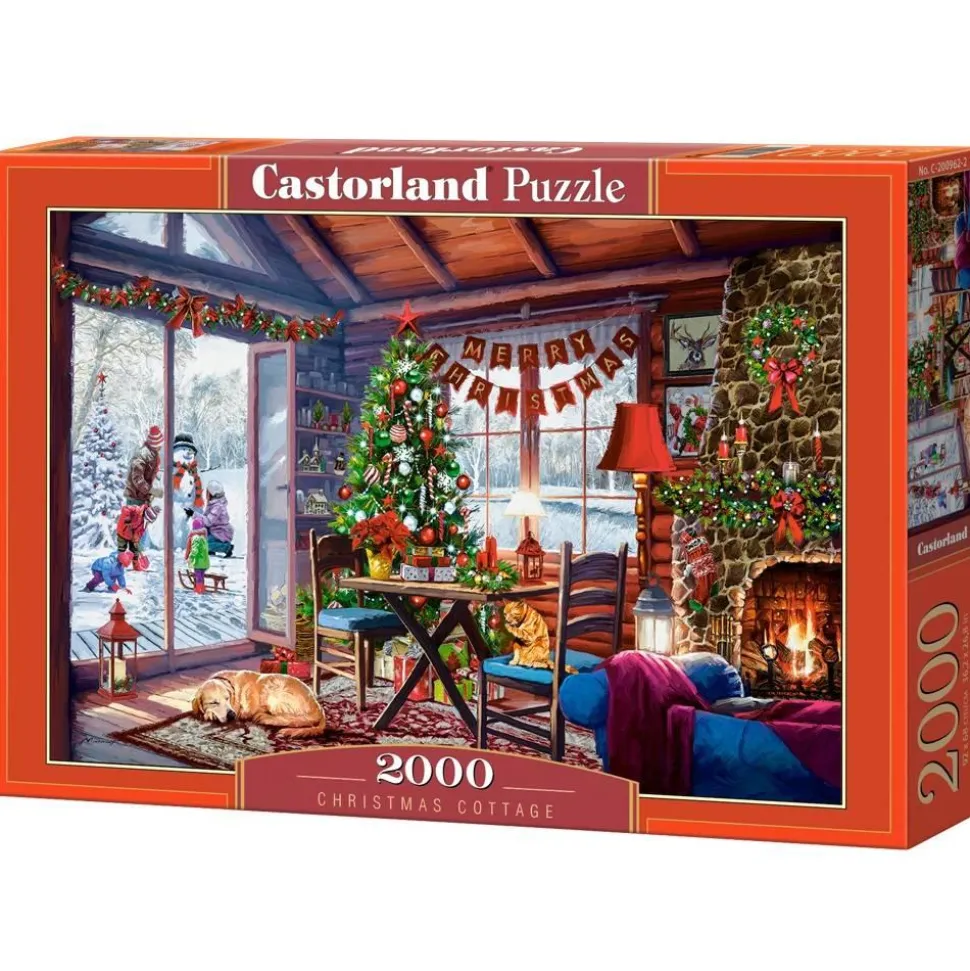Puzzle 2000 pièces : Chalet de Noël - Castorland