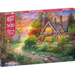 Puzzle 500 pièces : Chaleur du Foyer - CherryPazzi