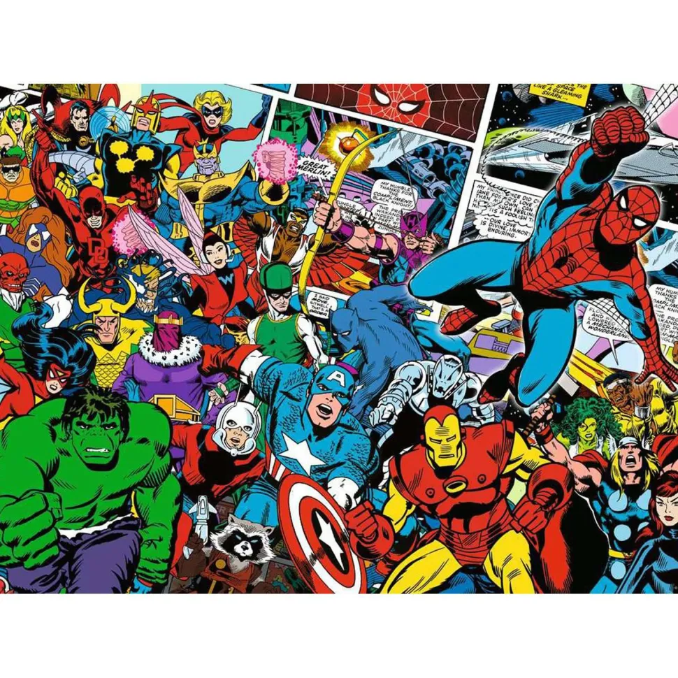Puzzle 1000 pièces - Challenge Puzzle : Marvel - Ravensburger