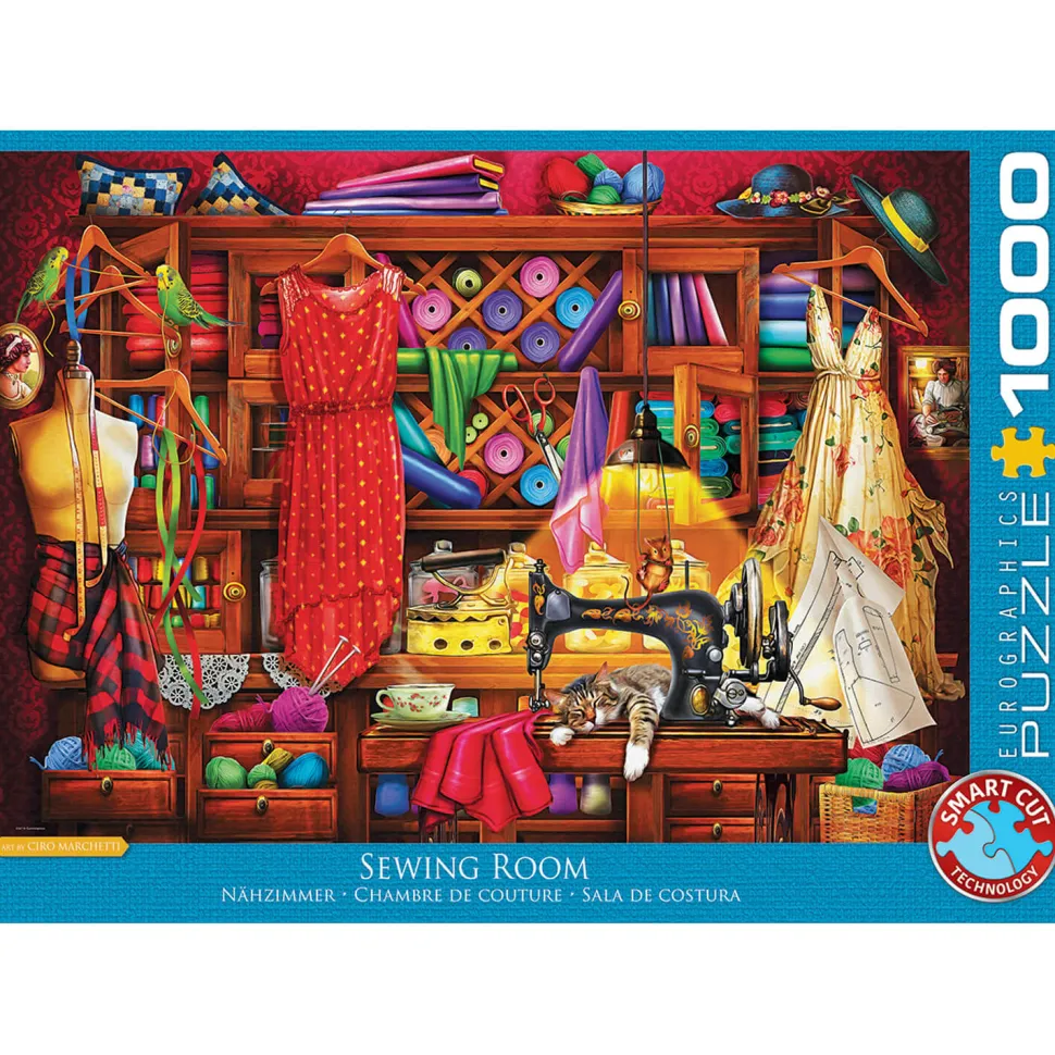 Puzzle 1000 pièces : Chambre de couture - Eurographics
