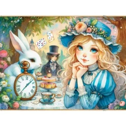Puzzle 1000 pièces : CHARMANT TEA PARTY - JaCaRou