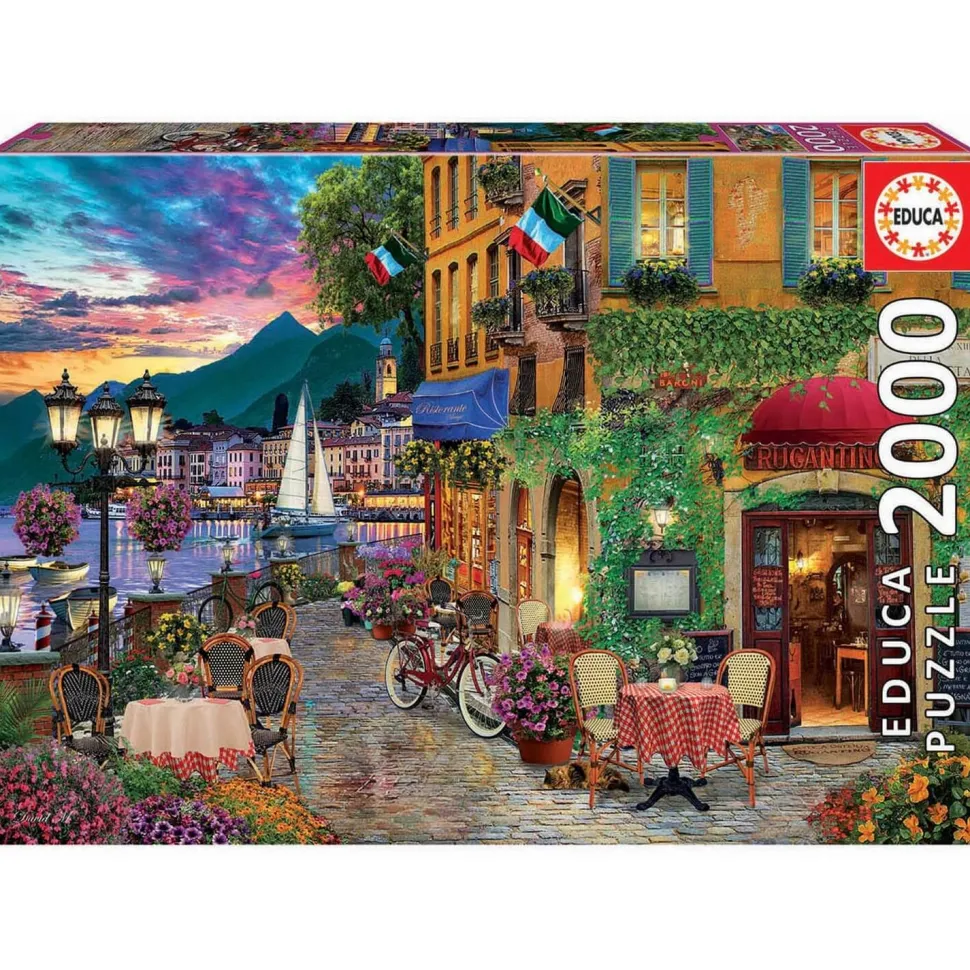 Puzzle 2000 pièces : Charme italien - Educa