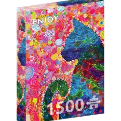 Puzzle 1500 Pièces : Chat errant - EnjoyPuzzle