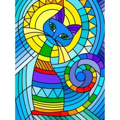 Puzzle 1000 Pièces : Chat ornemental - EnjoyPuzzle