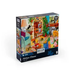 Puzzle 1000 pièces : Chaton Chaos - The House Of Puzzle