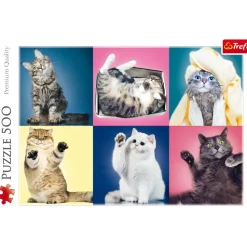 Puzzle 500 pièces : Chatons - Trefl