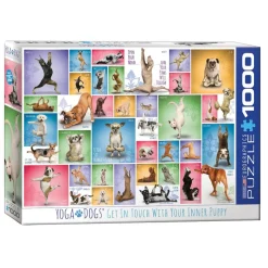 Puzzle 1000 pièces : Chiens de yoga - Eurographics