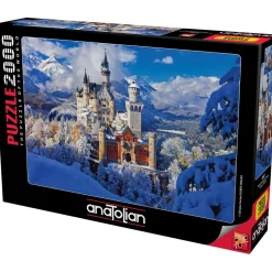 Puzzle 2000 pièces : Château de Neuschwanstein - Anatolian