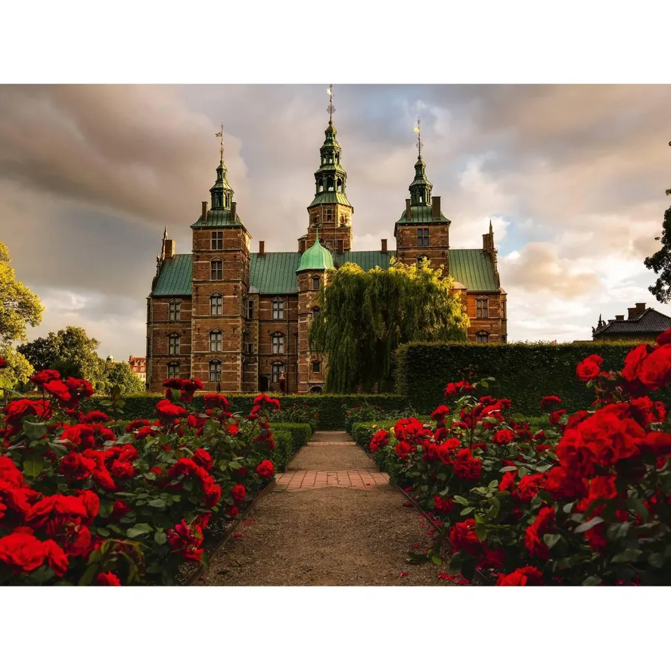 Puzzle 1000 pièces : Château de Rosenborg, Danemark - Ravensburger