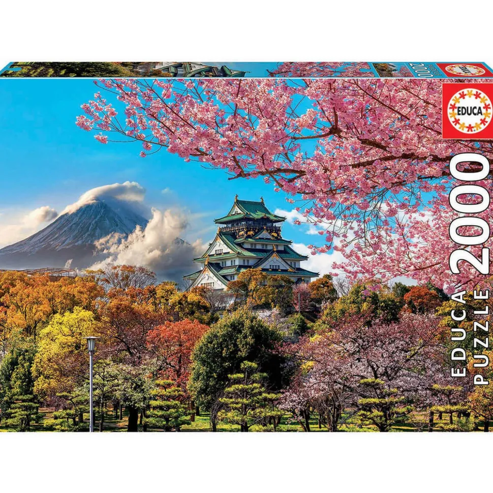 Puzzle 2000 pièces : Château d'Osaka - Educa