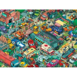 Puzzle 1000 pièces : Cimetière de voitures - Heye