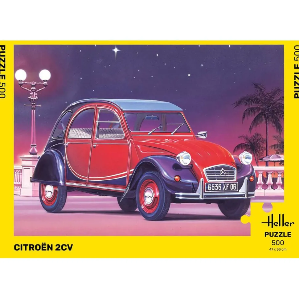 Puzzle 500 pièces : Citroen 2Cv - Heller