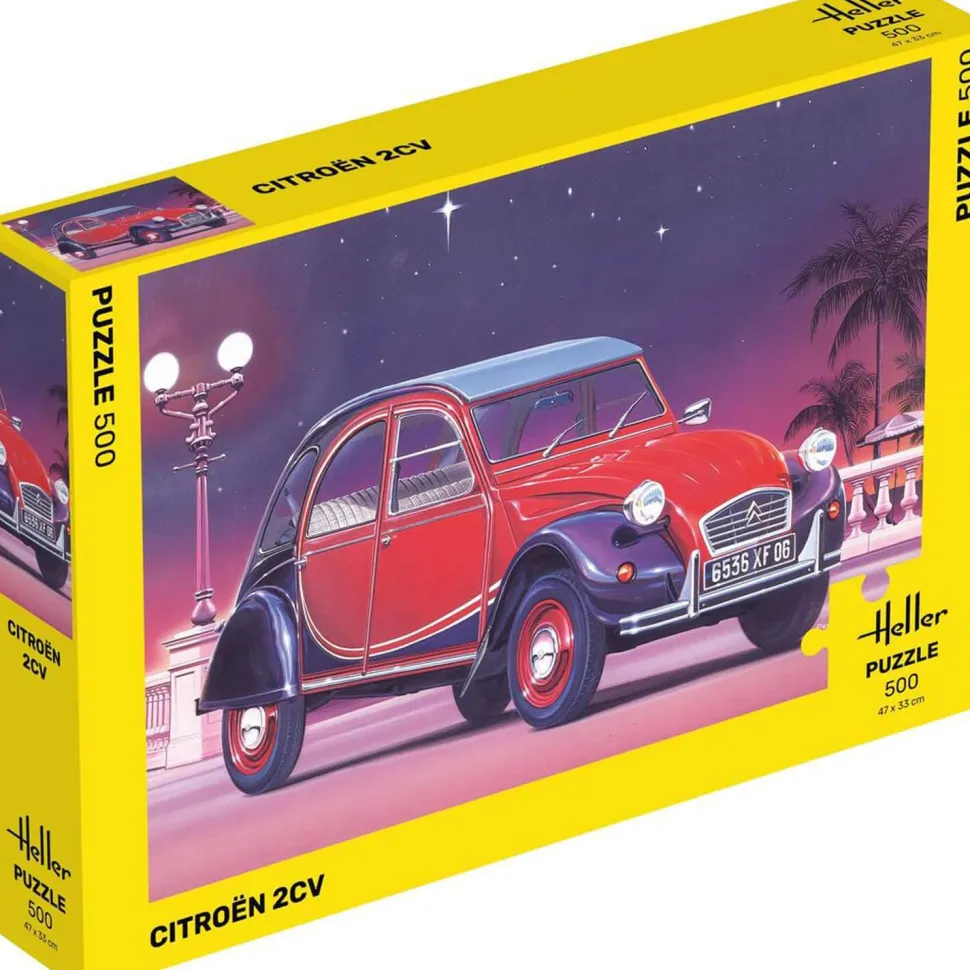 Puzzle 500 pièces : Citroen 2Cv - Heller