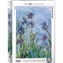 Puzzle 1000 pièces : Claud Monet Iris - Eurographics