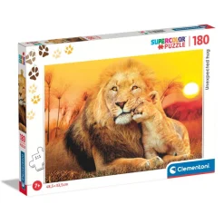 Puzzle 180 pièces : câlin inattendu - Clementoni
