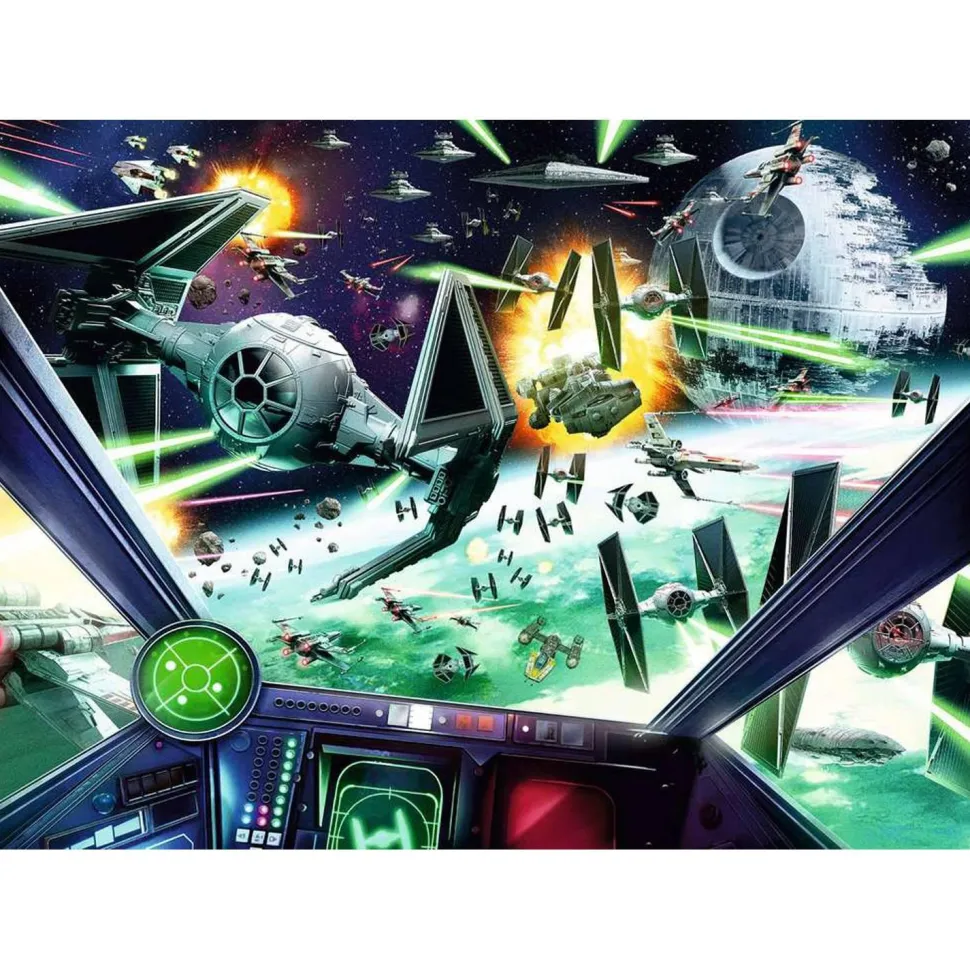 Puzzle 1000 pièces - Cockpit du X-Wing / Star Wars - Ravensburger
