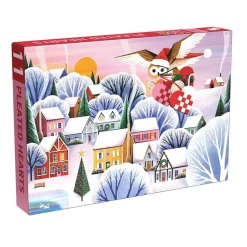 Puzzle 1000 pièces : COEURS PLISSÉS - Penny Puzzle