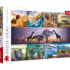 Puzzle 1000 pièces : Collage : Afrique - Trefl