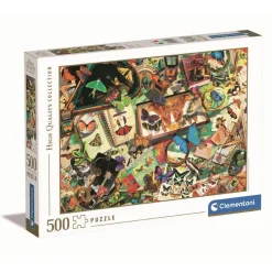 Puzzle 500 pièces : Collection de papillons - Clementoni